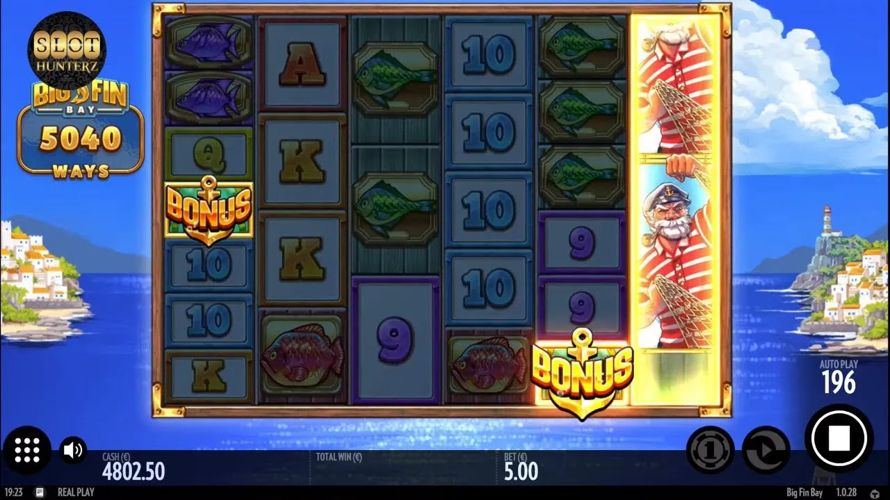Разбираем слот Big Fin Bay: занос Витуса на 3 500 000 рублей по максбету