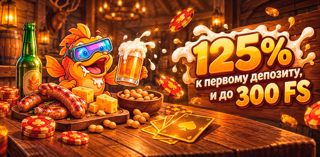 Бонусная система казино Пиво: BeerCoin, кешбэк, Lucky Wheel, фриспины за депозит и VIP-программа.