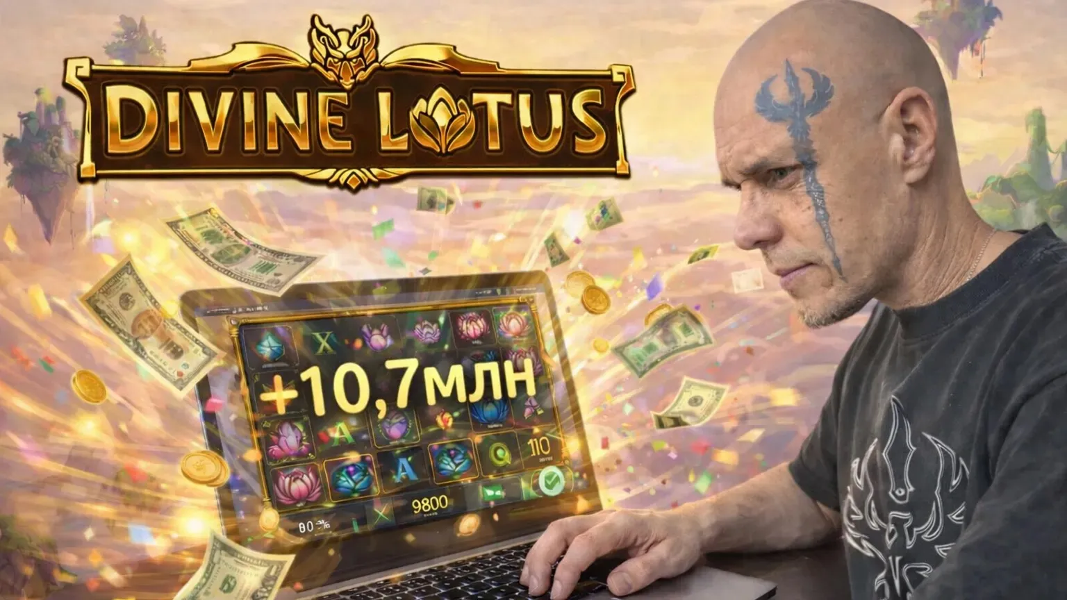 занос Витуса в Divine Fortune