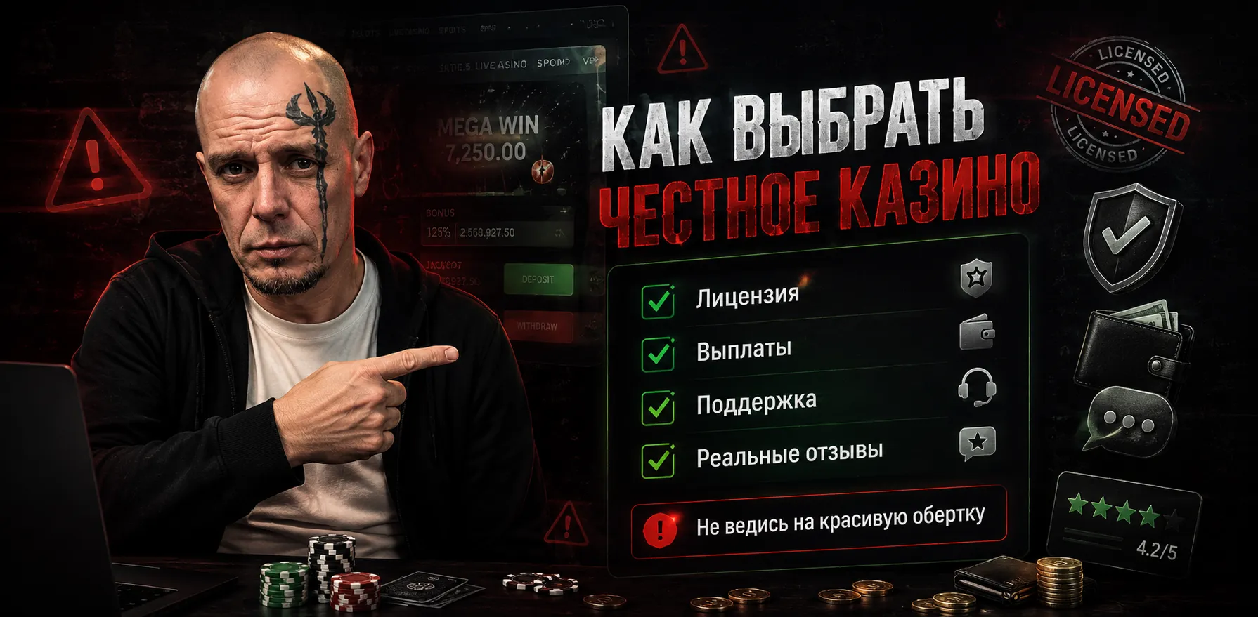Как выбрать надёжное онлайн-казино — лицензии, выплаты и проверка площадки